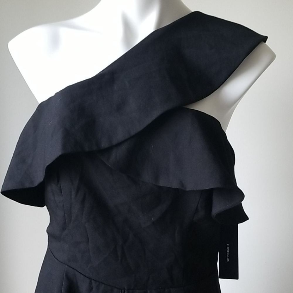 Lulu's Butterfly Effect One Shoulder Romper - Picture 14 of 16